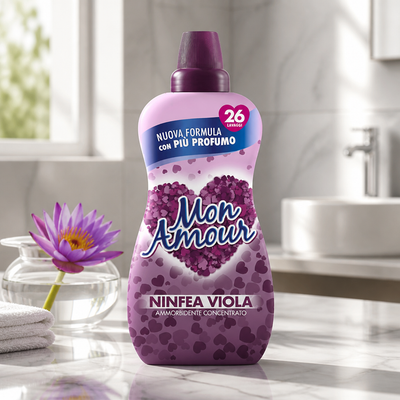 Mon amour concentrated fabric softener Ninfea Viola 26 WASHES.