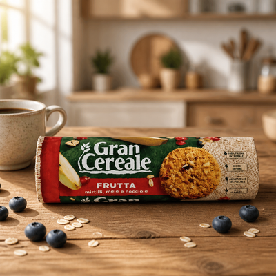 Biscotti Gran Cereale Integrale Frutta 250 gr