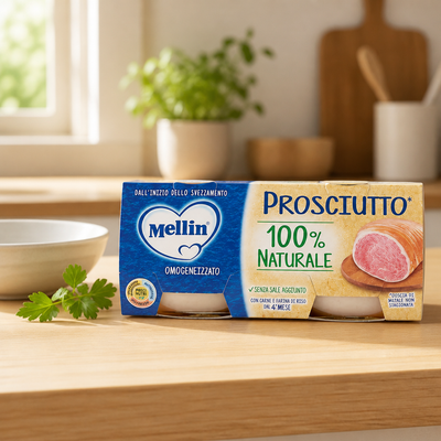Mellin Ham Meat Homogenized 2 x 80 gr
