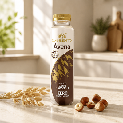 San Benedetto Oat Coffee and Hazelnut Zero Sugar 400 ml