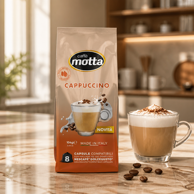 Caffè Motta Cappuccino 8 Capsule Compatibili Dolcegusto