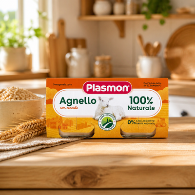 Plasmon Purée de viande d'agneau 2 x 80 g