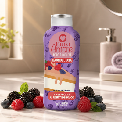 Pure Love - Wild Berry Cheesecake Shower Gel - 650ml
