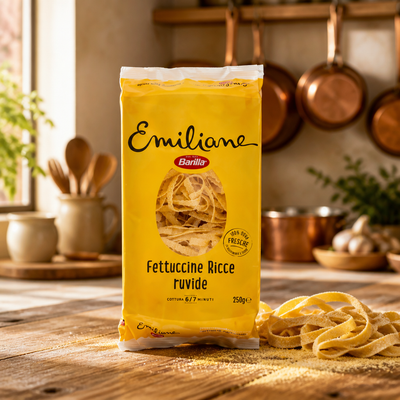 Barilla Emiliane Curly Egg Fettuccine 250g