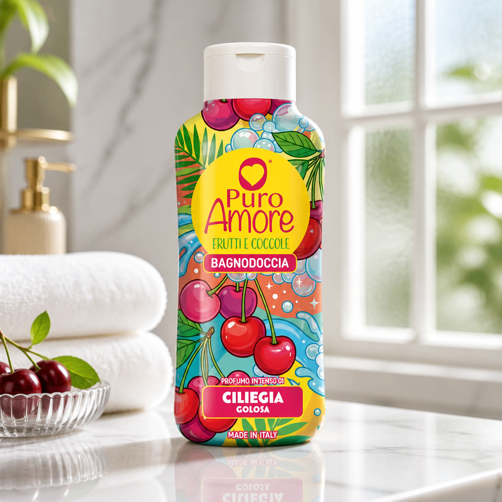 Puro Amore Bagnoschiuma Ciliegia Golosa 650 ml