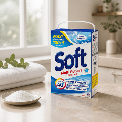 SOFT Detersivo 105 Misura Blu Oxygen 5250 g