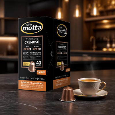 Caffè Motta Cremoso 40+4 pz compatibili Nespresso