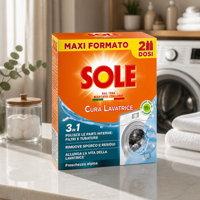 Sole Freschezza Alpina Cura Lavatrice 250 ml x 2