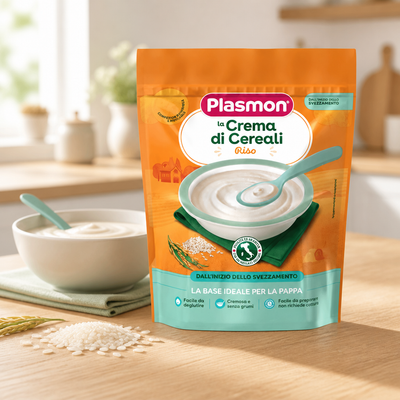 Plasmon Cereal and Rice Cream 200 gr