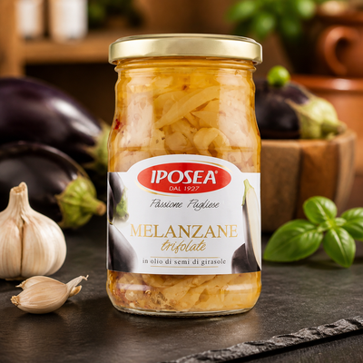 Iposea Eggplant Peasant Style in Oil 280 g