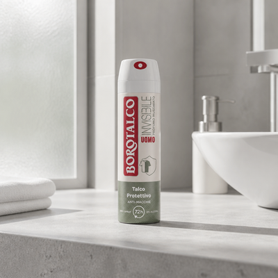 Borotalco Déodorant Spray Pure Musky 0% Sels d'Alcool 150 ml