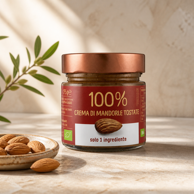 Euro Company 100% Crème d'Amandes Grillées Bio 175 g