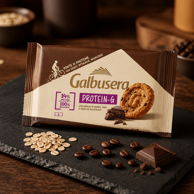 Galbusera Protein-G Biscuits sablés aux pépites de chocolat – 300 g