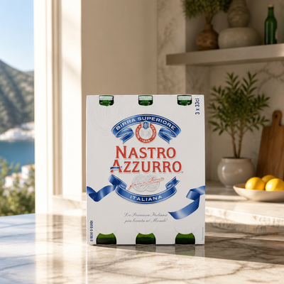 Nastro Azzurro 3 bottles of 330 ml