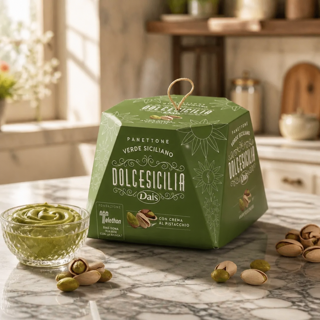 Dais Sicilian Green Panettone with Pistachio – 800 g