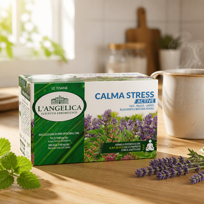 Angelica Herbal Tea Calms Stress 18FF