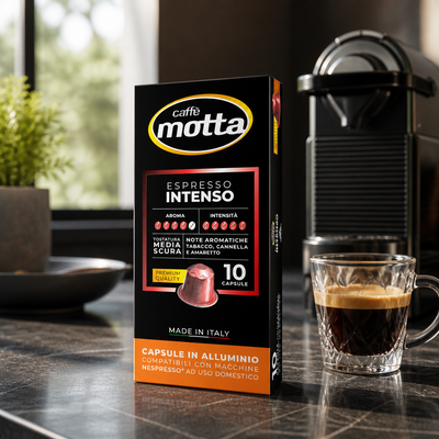 Motta Espresso Intense Coffee in Nespresso Compatible Capsules (10 pieces)