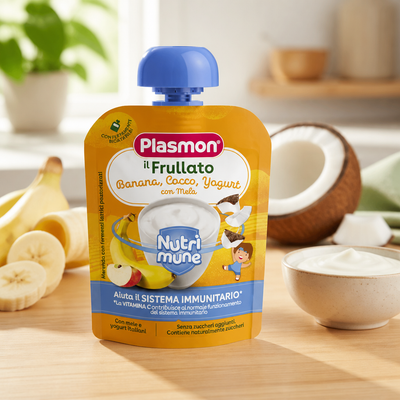Plasmon Panade 6 x 85 gr Banane/Coco/Yaourt