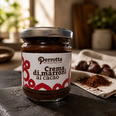 Crème de marrons au cacao – Perrotta 210 g
