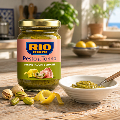 Rio Mare Pesto Tuna, Pistachio, and Lemon 130g