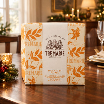 Tre Marie Incanto di Natale – Panettone Milanese 750 gr e Spumante
