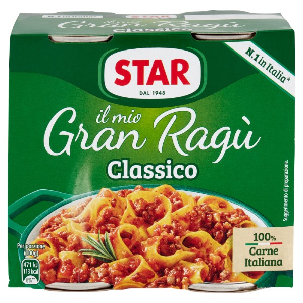 Star Gran Ragu Bolognaise Classic - 2 x 180 gr