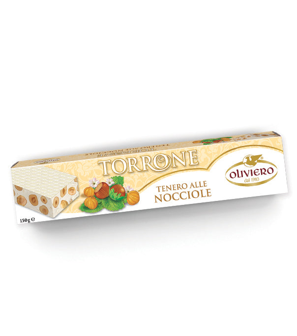 Oliviero Soft Torrone with Hazelnuts 150g